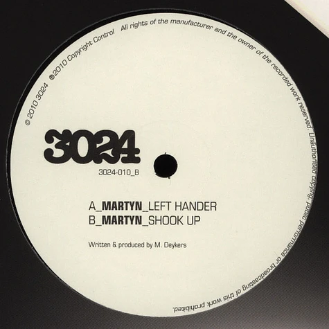 Martyn - Left Hander / Shook Up