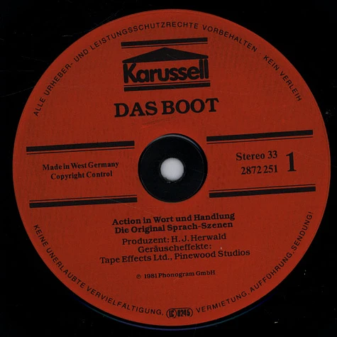 V.A. - OST Das Boot - Die Original Sprachszenen