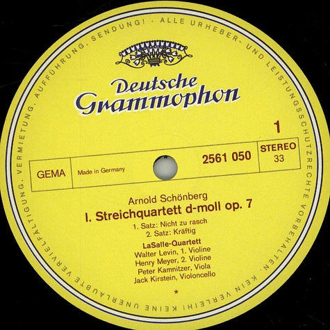 Lasalle-Quartett / Arnold Schönberg / Alban Berg / Anton Webern - Neue Wiener Schule - Die Streichquartette