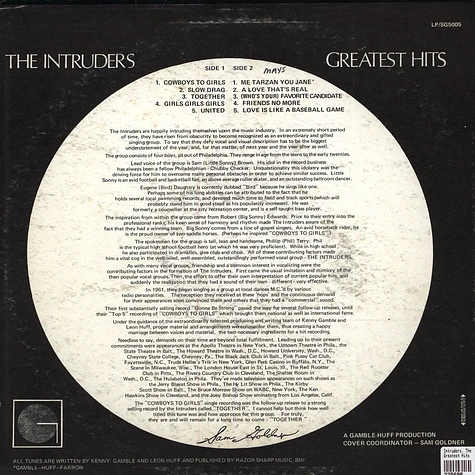 The Intruders - Greatest Hits