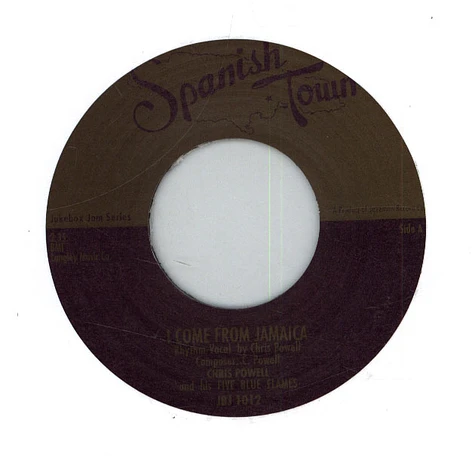 Chris Powell - I Come From Jamaica / Country Girl Blues