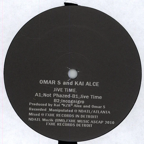 Omar S & Kai Alce - Jive Time