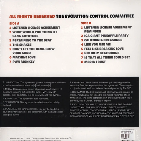 Evolution Control Committee - All Rights Reserved