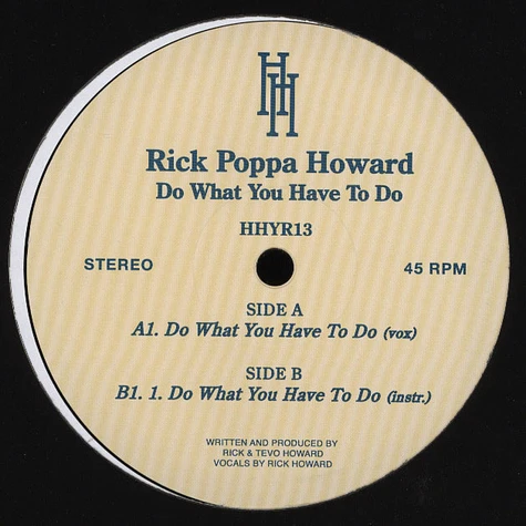 Rick Howard - Do What You Have To Do