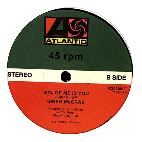Gwen McCrae - Doin' It / 90% of Me Is You