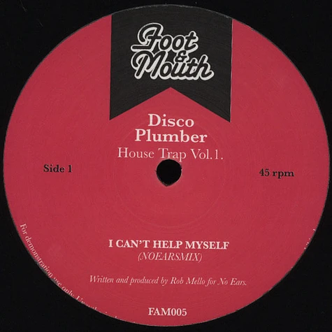 Disco Plumber - House Trap Volume 1