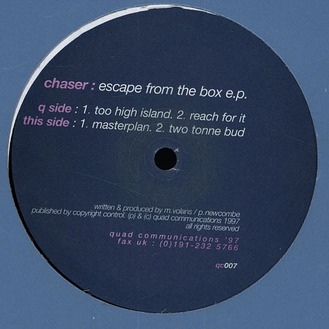 Chaser - Escape From The Box E.P.