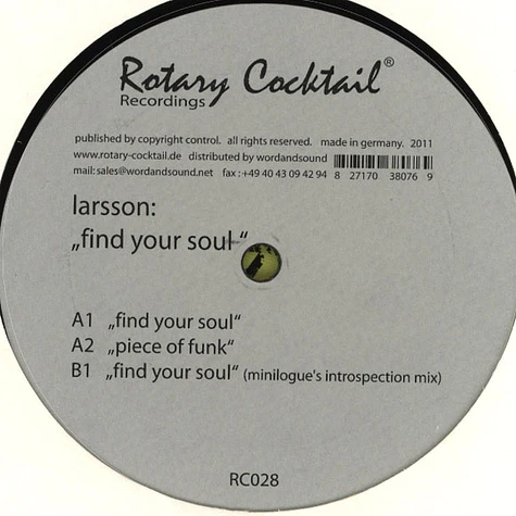 Larsson - Find Your Soul