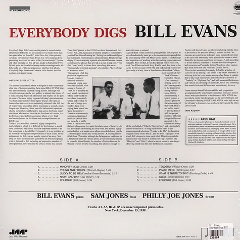 Bill Evans - Everybody Digs Bill Evans