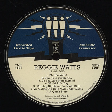 Reggie Watts - Third Man Live