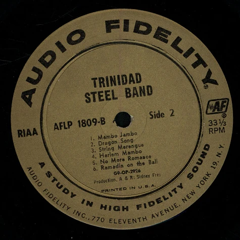 Trinidad Steel Band - Trinidad Steel Band