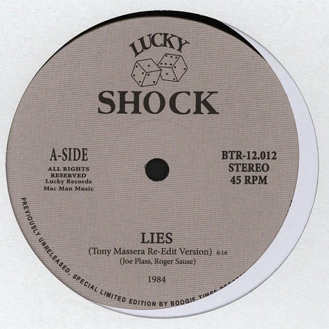 Shock - Lies (Tony Massera Re-edit Version)
