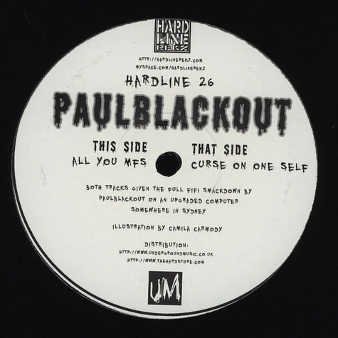 Paul Blackout - Curse On One Self