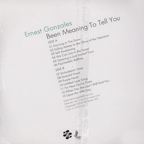 Ernest Gonzales - Been Meaning To Tell You