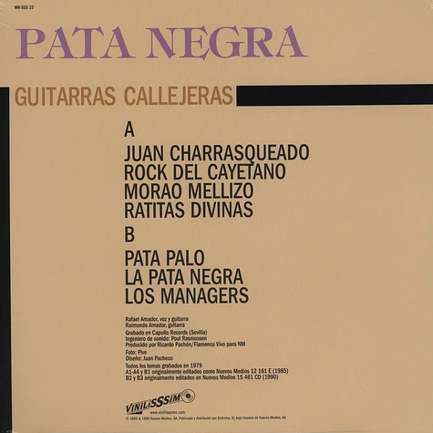 Pata Negra - Guitarras Callejeras