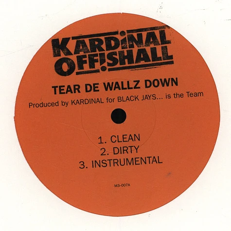 Kardinal Offishall - Tear De Wallz Down