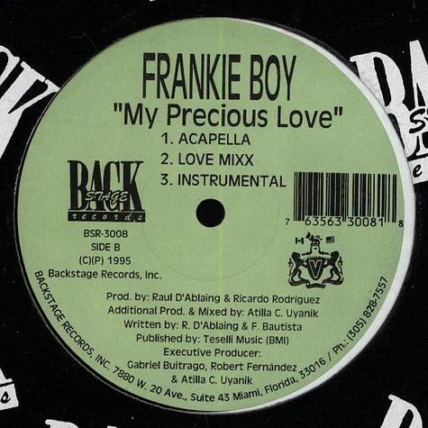 Frankie Boy - My Precious Love