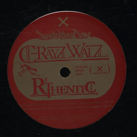 C-Rayz Walz - R'Thentic / Street Reppin'