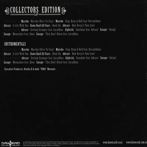 V.A. - Dawnraid Entertainment Collectors Edition LP