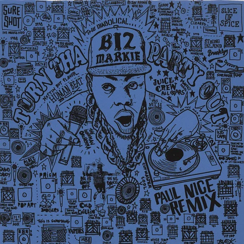 Biz Markie - Turn Tha Party Out Paul Nice Remix Black Vinyl Version