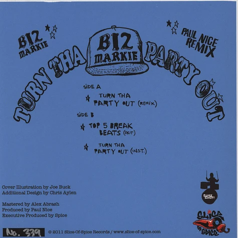 Biz Markie - Turn Tha Party Out Paul Nice Remix Black Vinyl Version