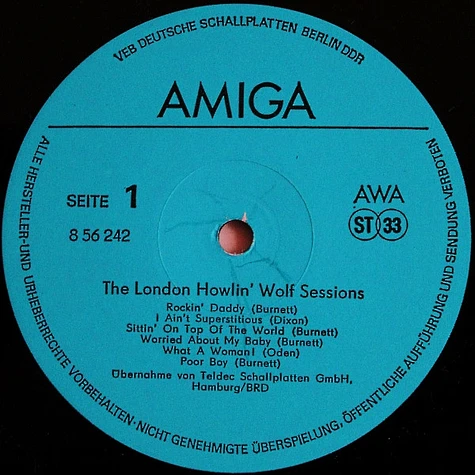 Howlin' Wolf - The London Howlin' Wolf Sessions