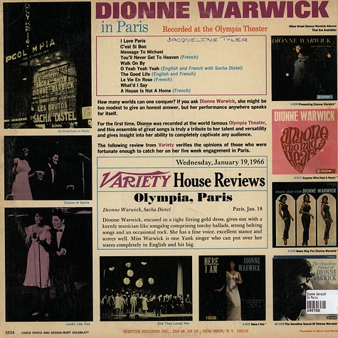 Dionne Warwick - In Paris