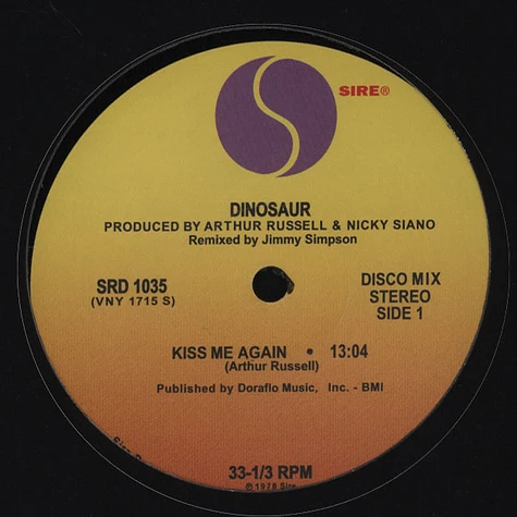 Dinosaur - Kiss Me Again