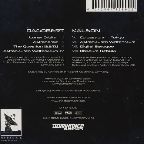 Dagobert & Kalson - Astronauten EP