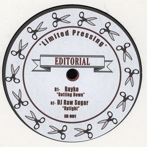 Ed Wizard / Disco Double Dee / Rayko / DJ Raw Sugar - Editorial EP 1