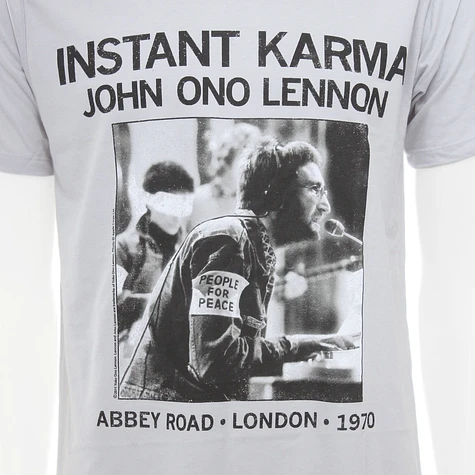 John Lennon - Instant Karma V-Neck T-Shirt
