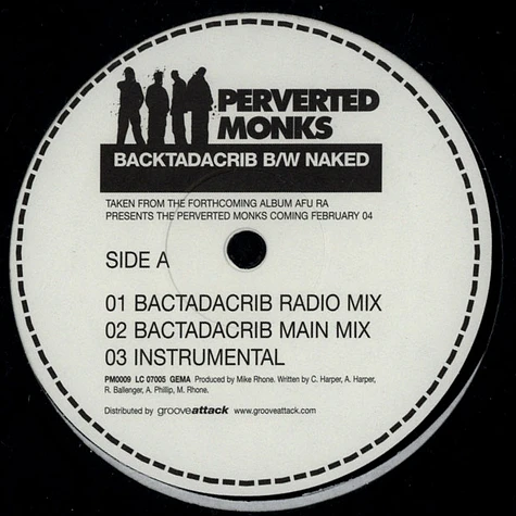 Perverted Monks - Backtadacrib / Naked