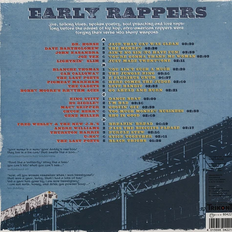 V.A. - Early Rappers - Hipper Than Hop - The Ancestors Of Rap