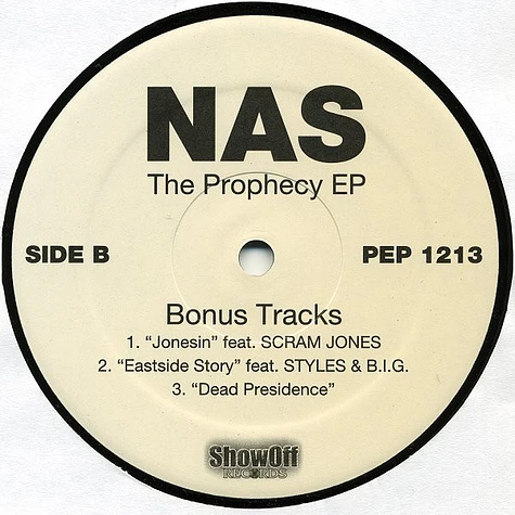 Nas - The Prophecy EP Volume 1