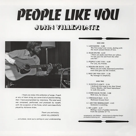 John Villemonte - People Like You