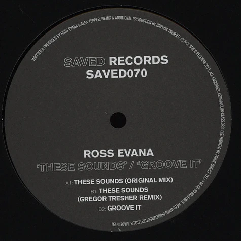 Ross Evana - These Sounds