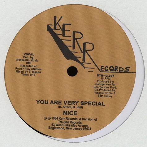 Nice - You Are Very Special