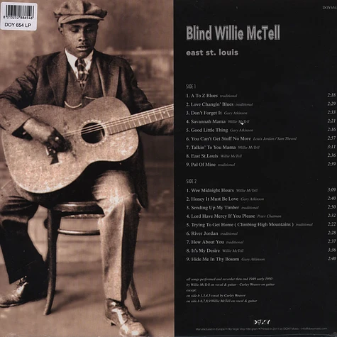Blind Willie McTell - East St. Louis