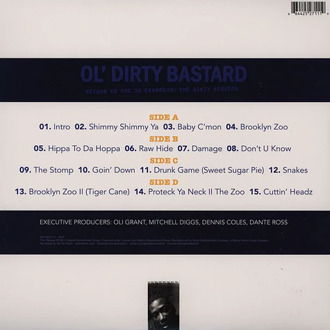 Ol Dirty Bastard - Return To The 36 Chambers: The Dirty Version Deluxe Edition