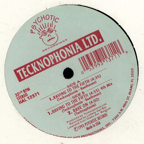 Tecknophonia Ltd. - Raving To The Fifth