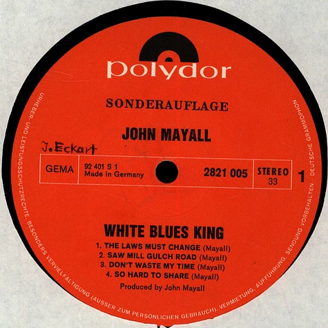 John Mayall - White Blues King