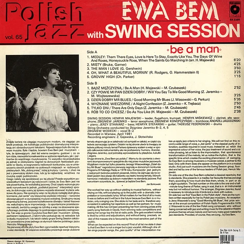 Ewa Bem With Swing Session - Be A Man