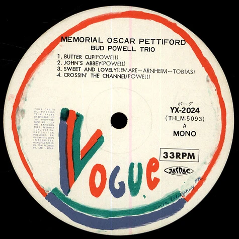 Bud Powell Trio - Memorial Osacr Pettiford