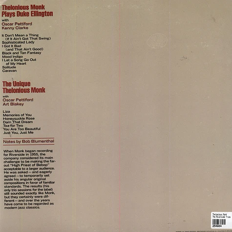 Thelonious Monk - The Riverside Trios