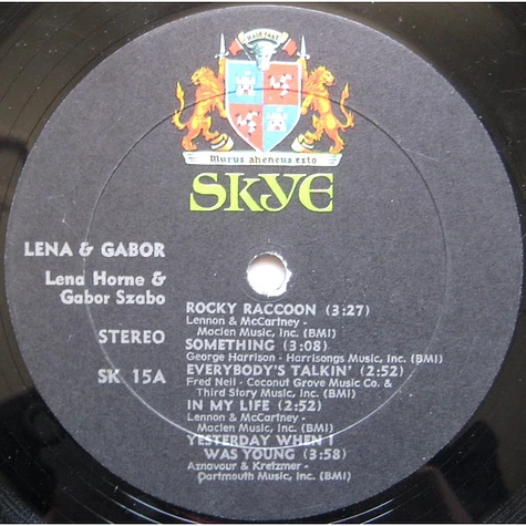 Lena Horne & Gabor Szabo - Lena & Gabor