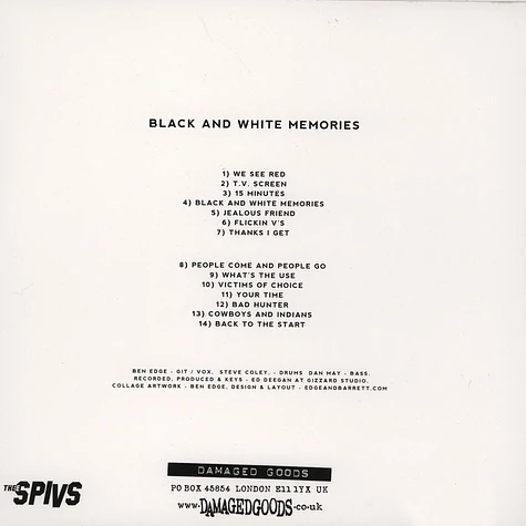 Spivs, Thee - Black And White Memories