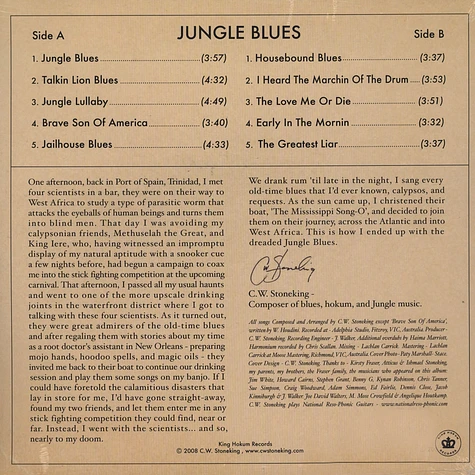 C.W. Stoneking - Jungle Blues