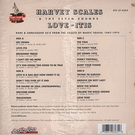 Harvey Scales - Love-Itis