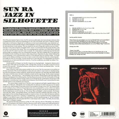 Sun Ra - Jazz In Silhouette