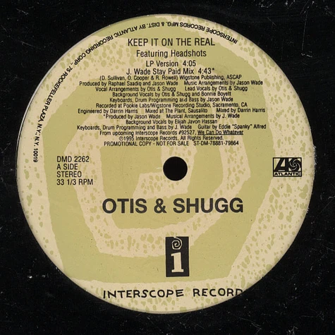 Otis & Shugg Featuring Head Shots - Keep It On The Real